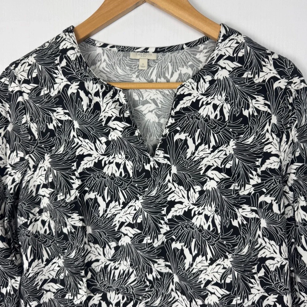 Talbots black white